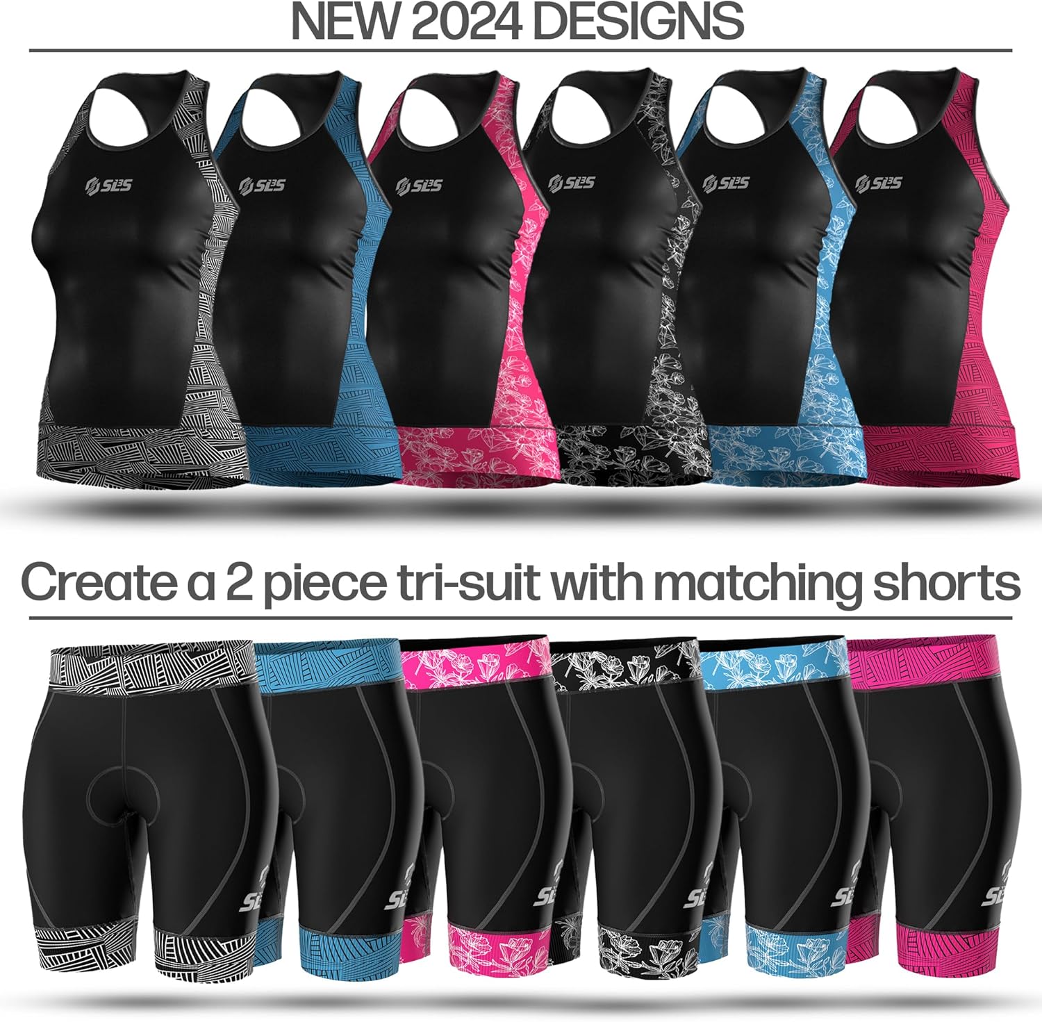SLS3 Triathlon Top Women - Sleeveless Tri Top Women - Comfortable & Great Fit Triathlon Shirts or Singlet, No Shelf Bra - Image 5