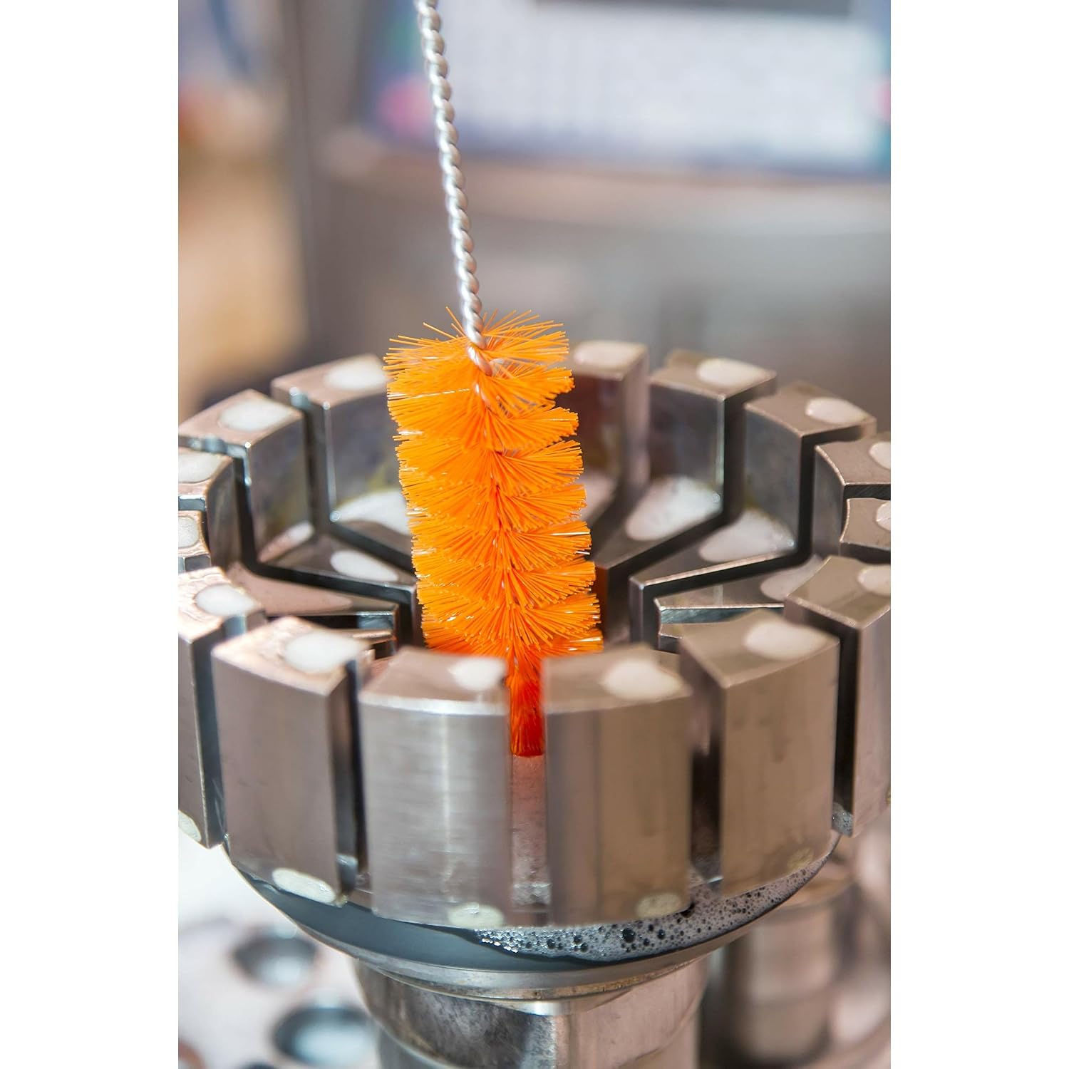Vikan 53786 Tube Brush,1.5",PP/PBT,Yellow