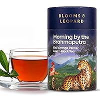 Vista 9 de Blooms & Leopard Bolsas de té negro prémium – Mezcla de té Sea Lion's Tea Time con cardamomo, clavo, canela, jengibre y pimienta negra – 20 bolsas