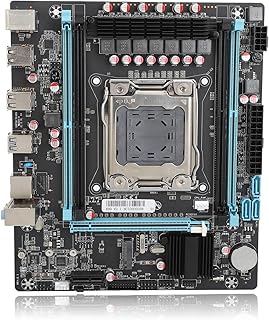 Dpofirs Scheda Madre X99 ATX, Scheda Madre per PC da Gioco DDR4 a 4 Canali, Alimentazione Multifase con Scheda di Rete 1000M, Scheda Madre NVME M.2 PCIe 16X Gen 3.0 SATA3.0 per Computer