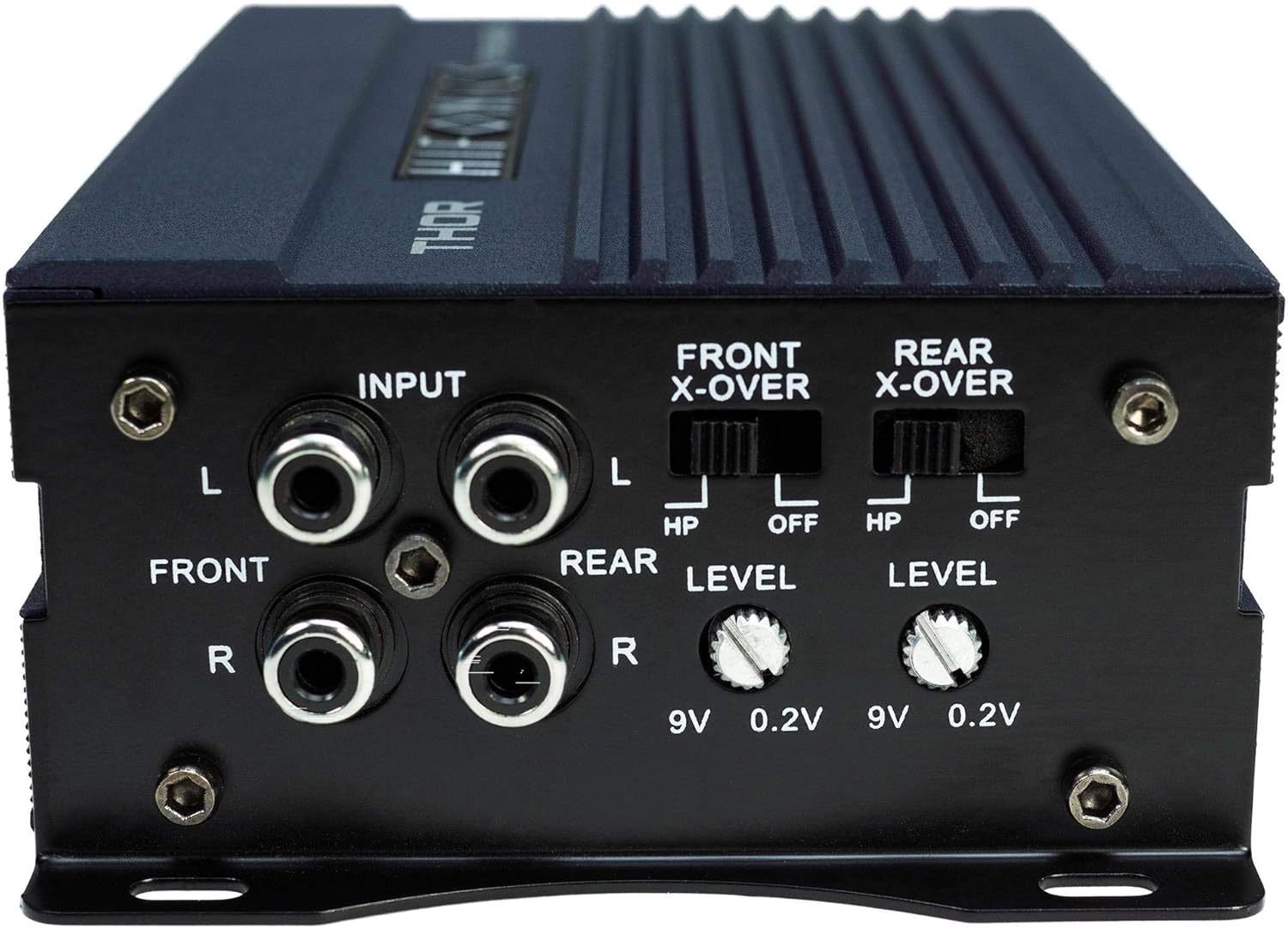 Hifonics TPS-A350.4 Thor 350 Watt Amplifier, input and control side