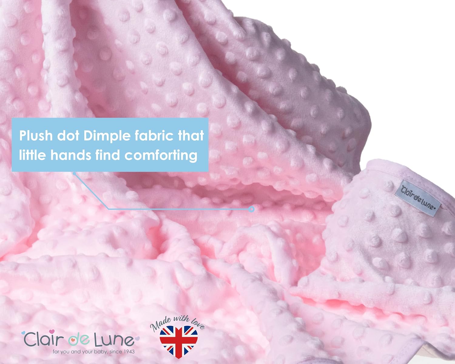 Clair de Lune Dimple Blanket (Pink)