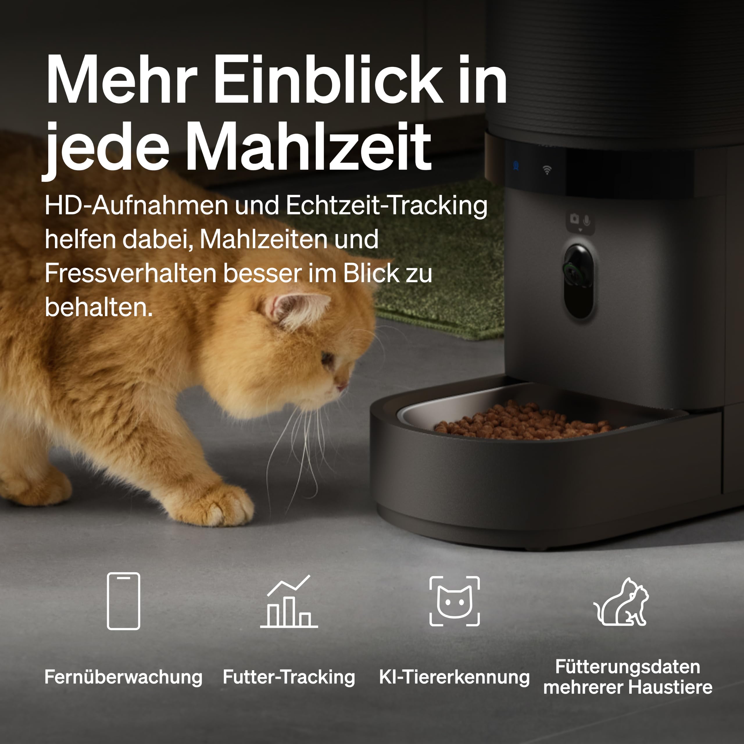 PETLIBRO Granary 2 Vision Futterautomat Katze mit Kamera und App