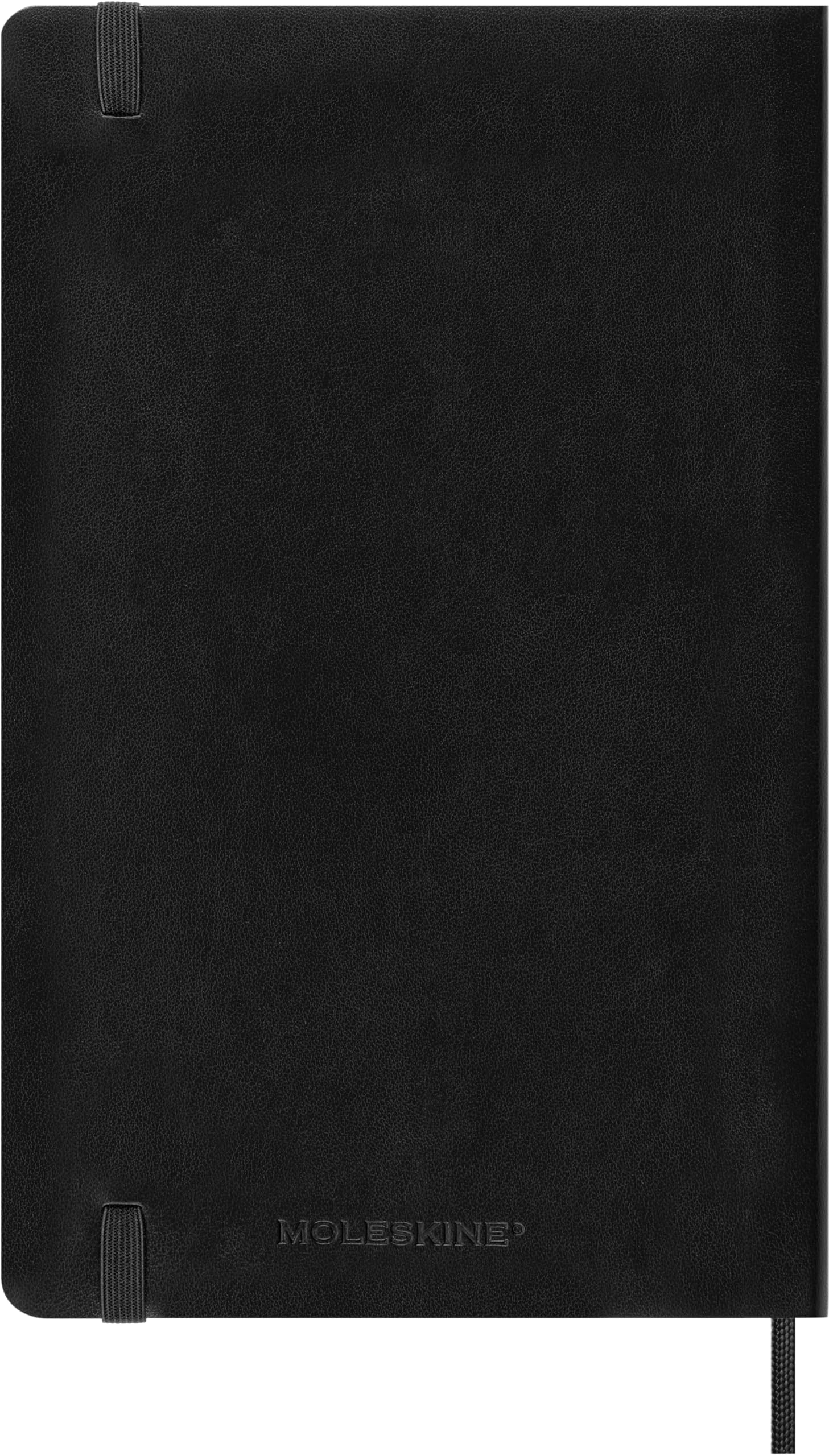 Moleskine Agenda Semanal 2027, Agenda de 12 Meses Vista Horizontal con Tapa Blanda y Cierre Elástico, Formato L 13x21 cm, Color Negro