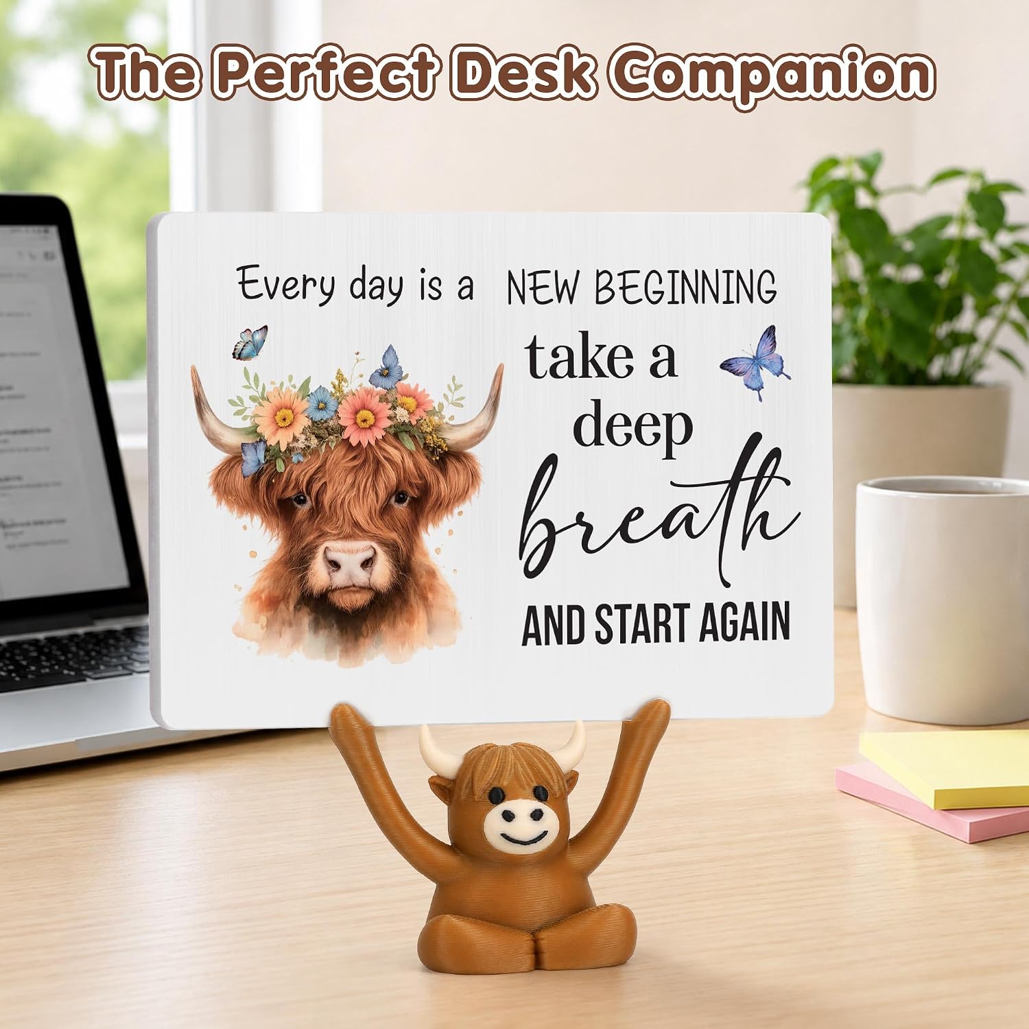 Encouragement Highland Cow Back to School Gifts for Teen Girls Affirmation image 4