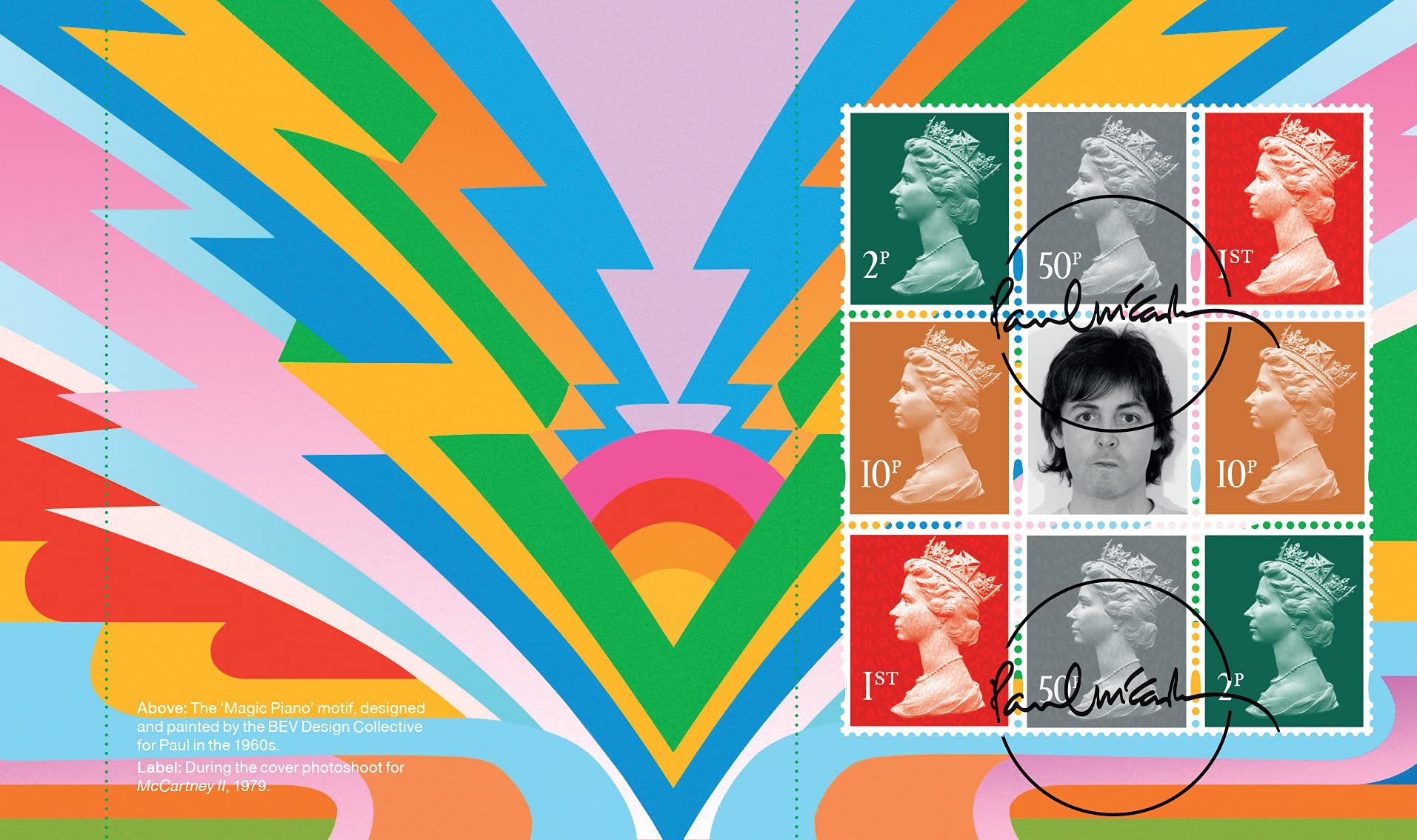 Royal Mail Paul McCartney Postmarked Prestige Stamp Book