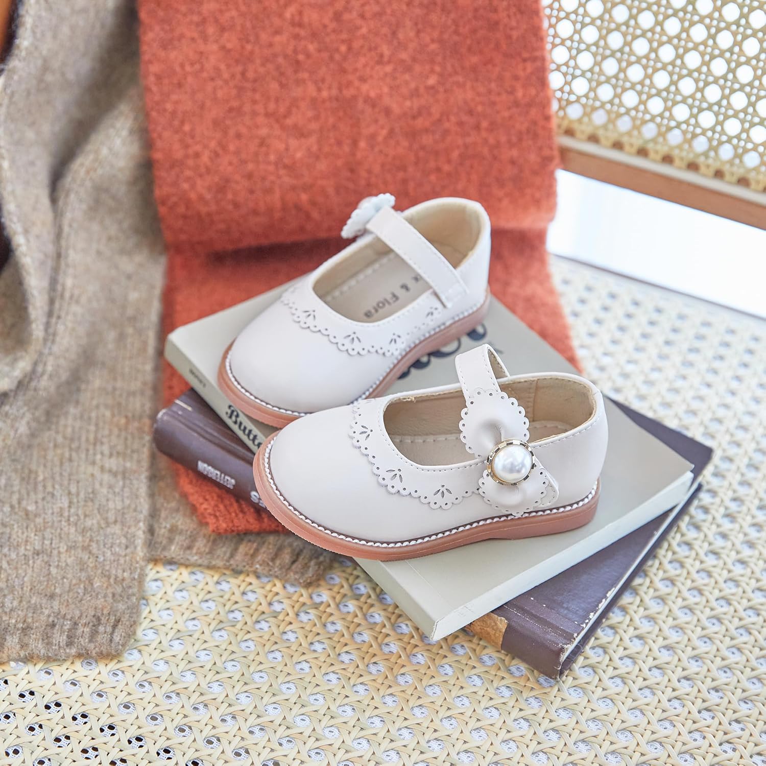 Felix & Flora Toddler Little Girl Princess Dress Shoes-Mary Jane Flats for Girl Party School Shoes - Image 3