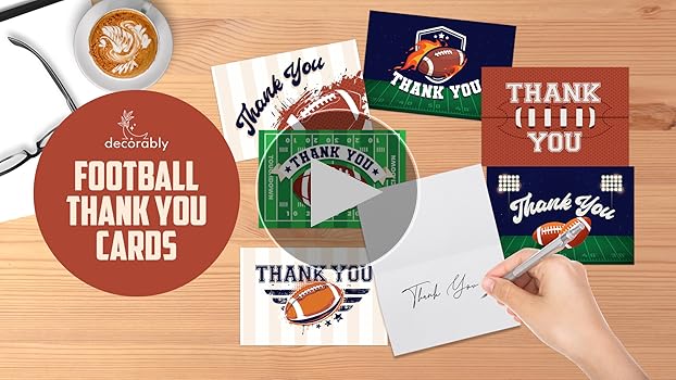 amazon-com-decorably-24-pack-6x4in-football-thank-you-cards-sports-with-envelopes-and-stickers-6-adorable-design-football-coach-thank-you-card-blank-inside-kid-s-party-birthday-office-products