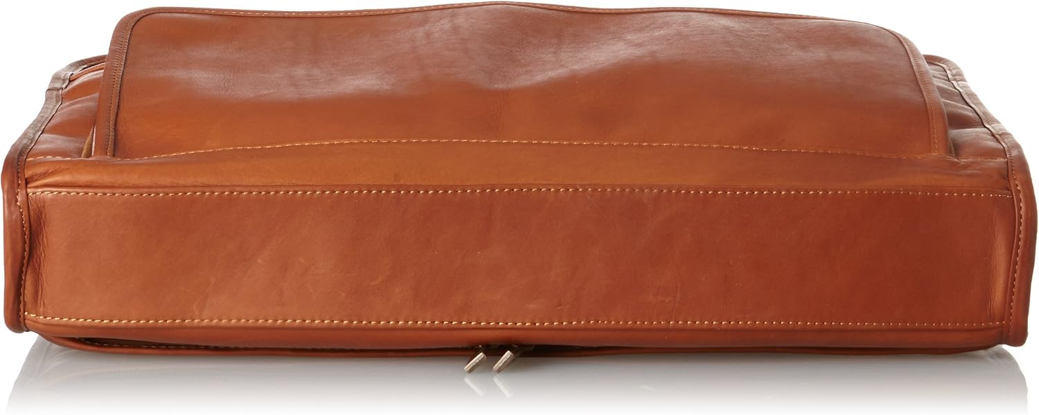 Claire Chase Professional Computer Briefcase, Saddle, One Size
