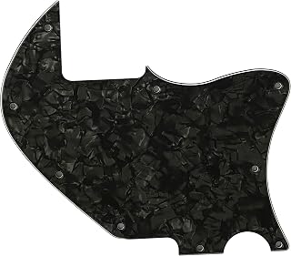 For US Merle Haggard f Hole Style Telecaster Blank Guitar Pickguard (4 Ply Black Pearl)