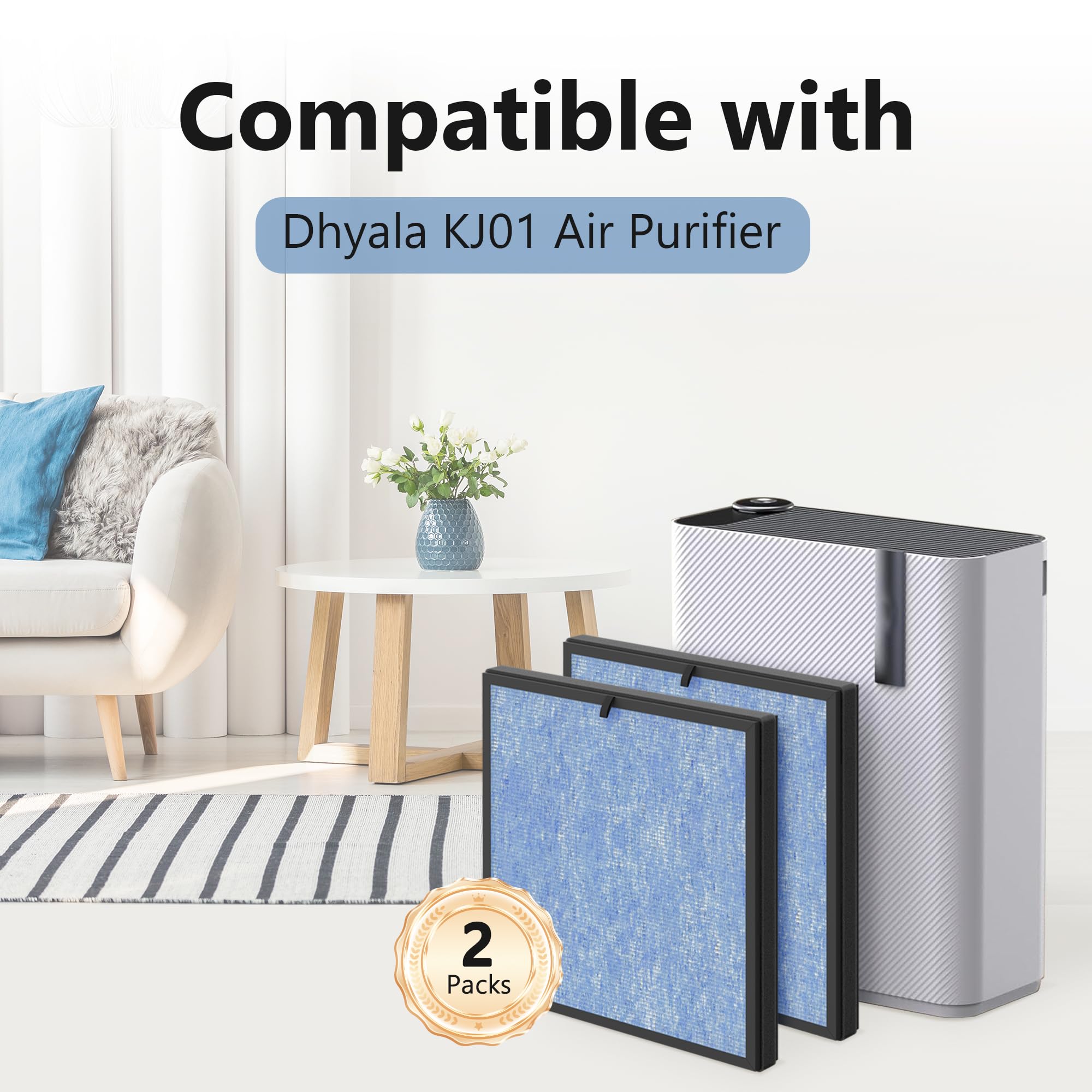 PUREBURG Filtro di ricambio compatibile con OMISOON JH01, CONOPU OJH001