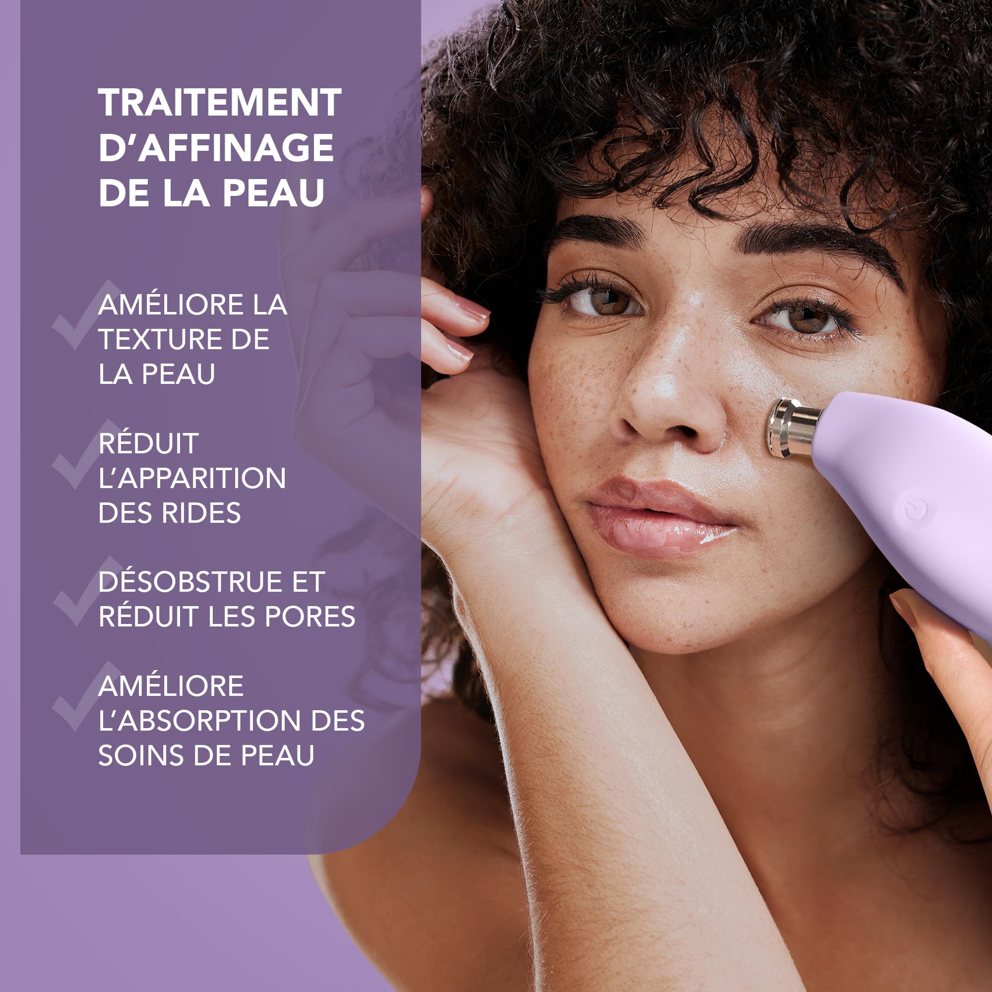 FOREO KIWI derma Microdermoabrasione + Dischetti tonici pori Set | dispositivo microdermoabrasione, rimuovi punti neri, aspiratore pori, dischetti tonici, amamelide, esfoliante viso, diamante