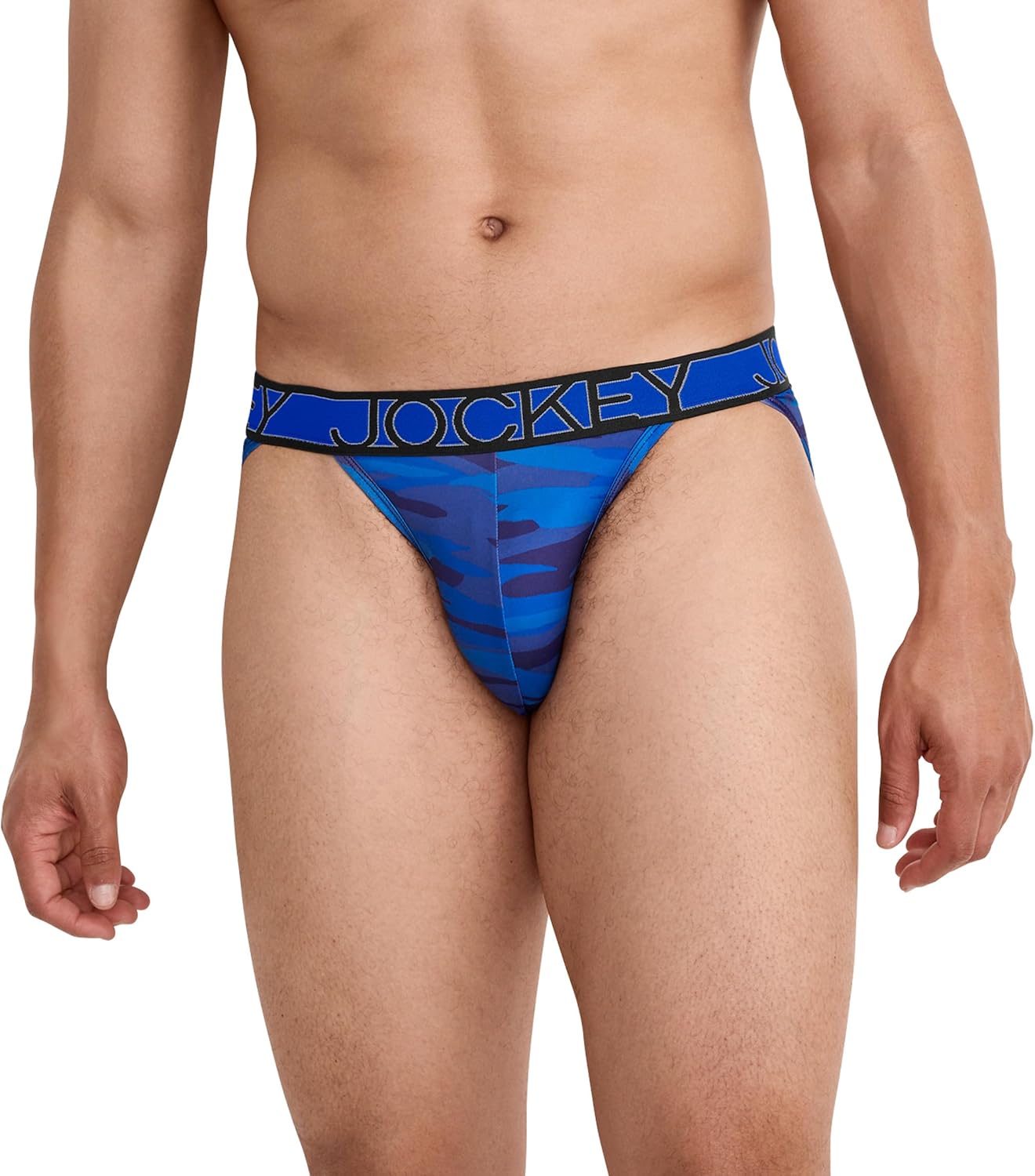 Jockey Men's Underwear Microfiber Stretch String Bikini - 3 Pack