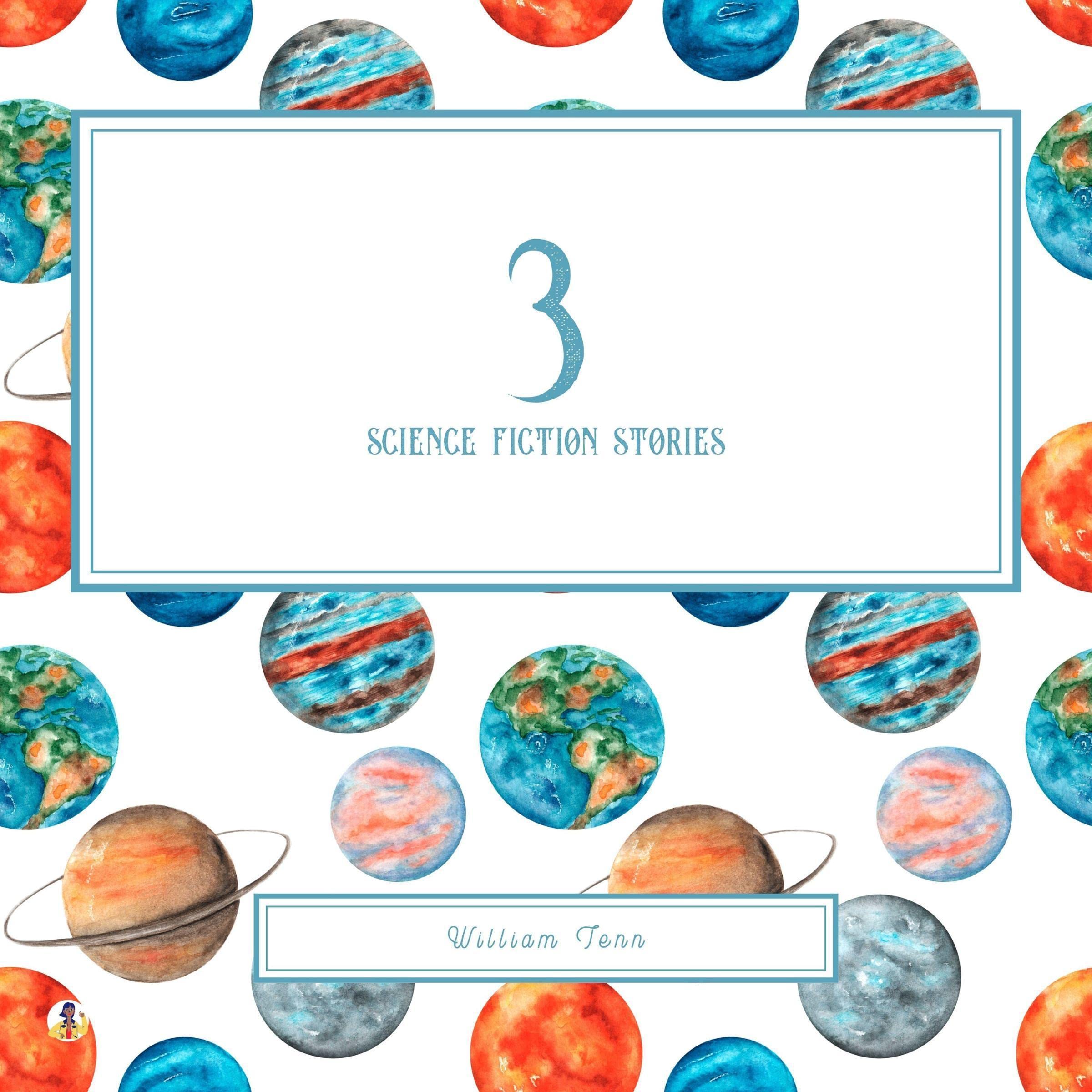 Cover art for 3 Science Fiction Stories