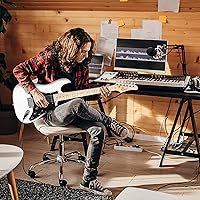 Vista 7 de GLARRY Full Size Electric Guitar for Music Lover Beginner with 20W Amp and Accessories Pack Guitar Bag (White)