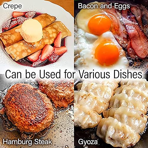 Miniatura 2 de Molde antiadherente para freír huevos 12 piezas moldeador de panqueques dispensador profesional de masa de panqueques mango anticaldo para hornear