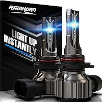 Vista 8 de RAMHORN Bombillas H4, 300% de brillo, tamaño 1:1, Plug-N-Play, paquete de 2