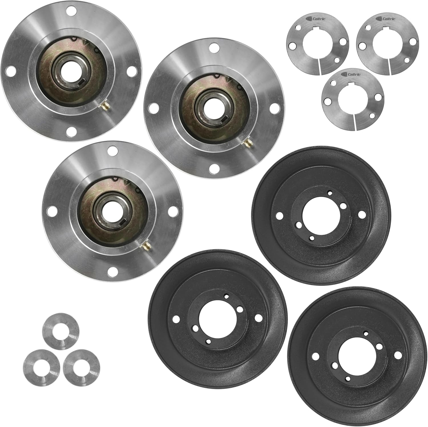 Caltric 461663 46020 46400 1530301 5061033 3036300 48127 482744 48924MA 5020814 760136 48168-01 48378-02 48926 52" 61" 72" Deck Spindle & Pulley Compatible with Scag SMT-52A V SMT-61AV SMT-72V