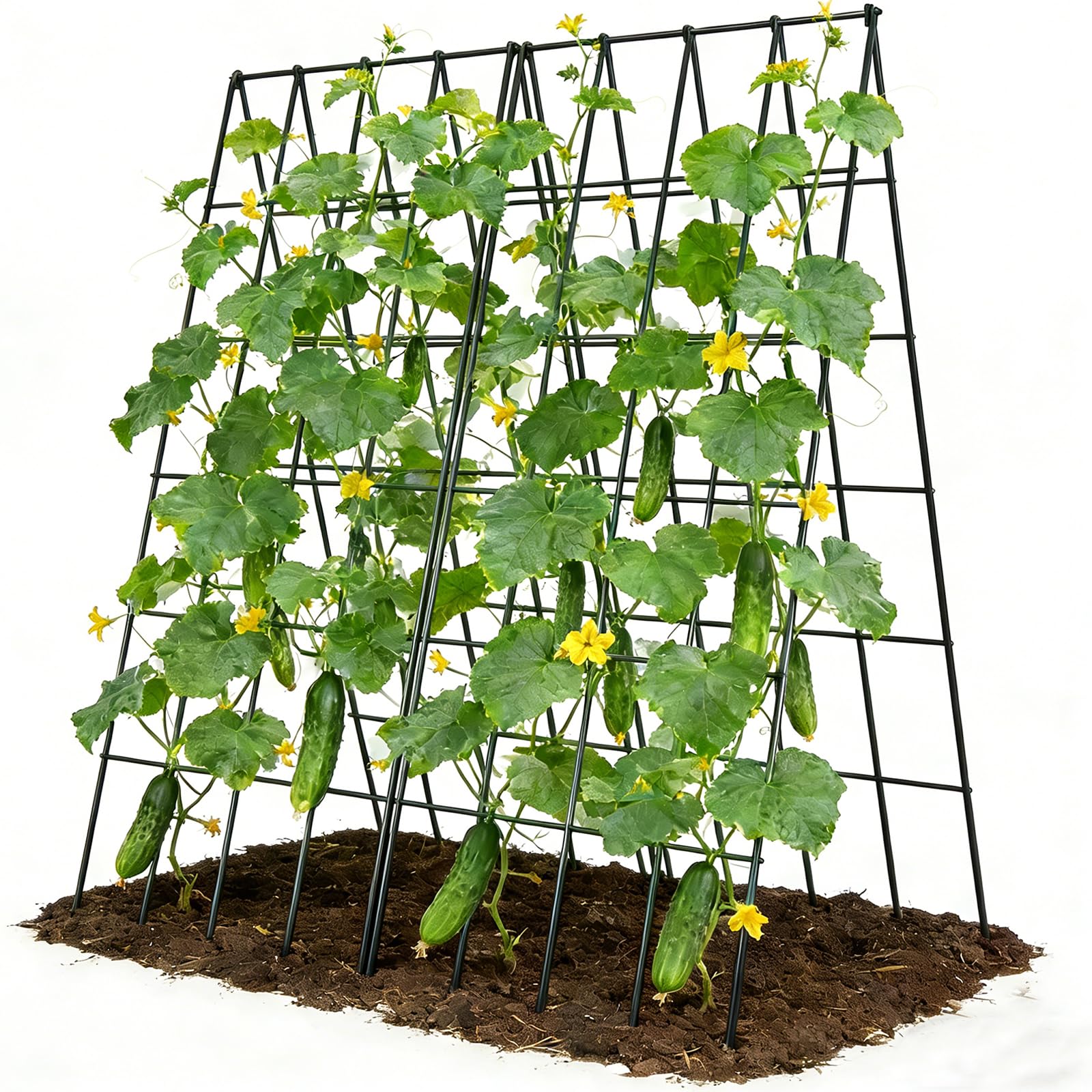 UrGROWA Foldable A-Frame Garden Trellis 2-Pack