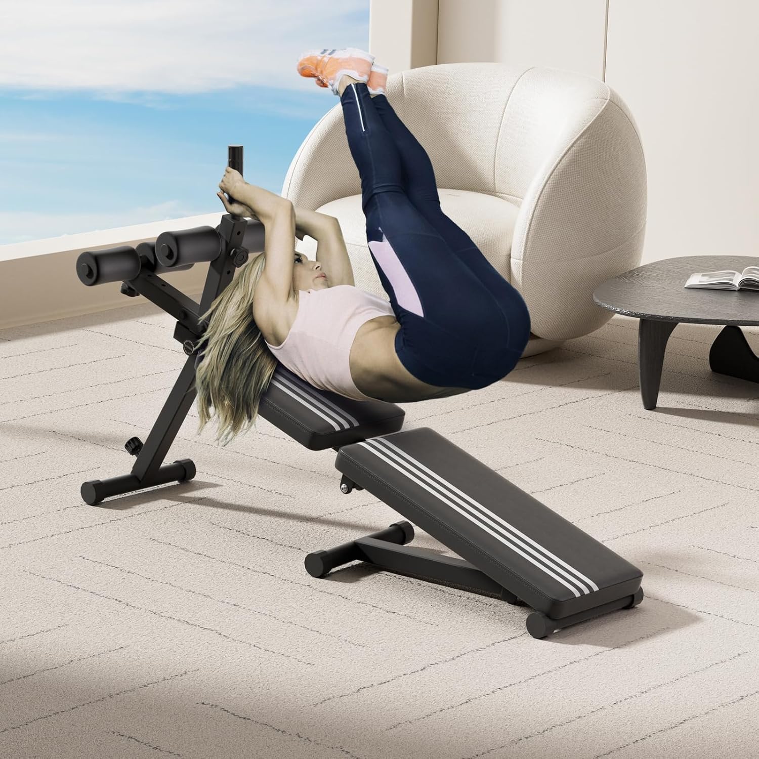 Foldable Sit Up Bench, Adjustable Ab Workout Taiwan Ubuy