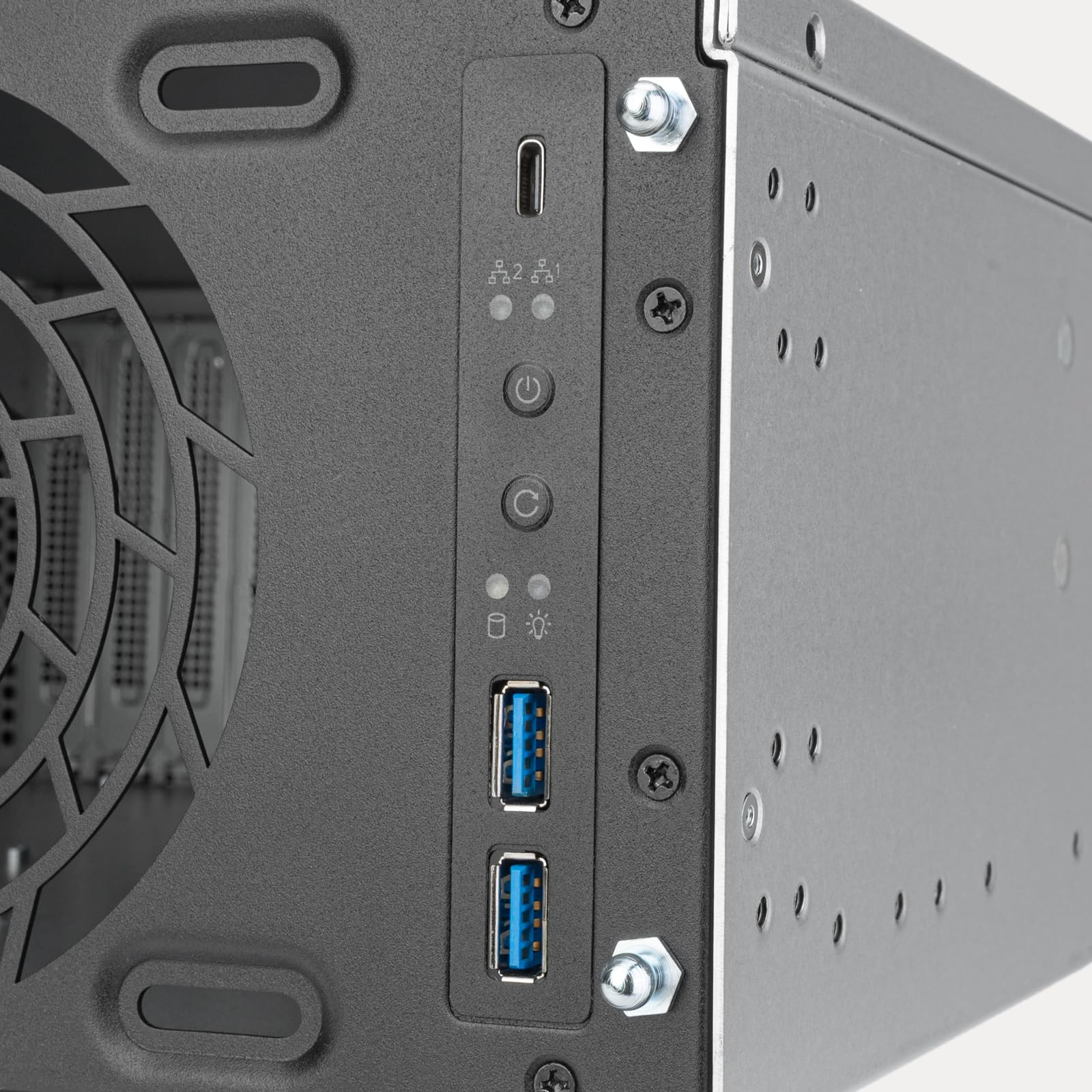 Silverstone RM31-MINI, Chasis de Servidor en Rack 3U con 8 Ranuras de expansión y Soporte para radiador de 360 mm, SST-RM31-MINI