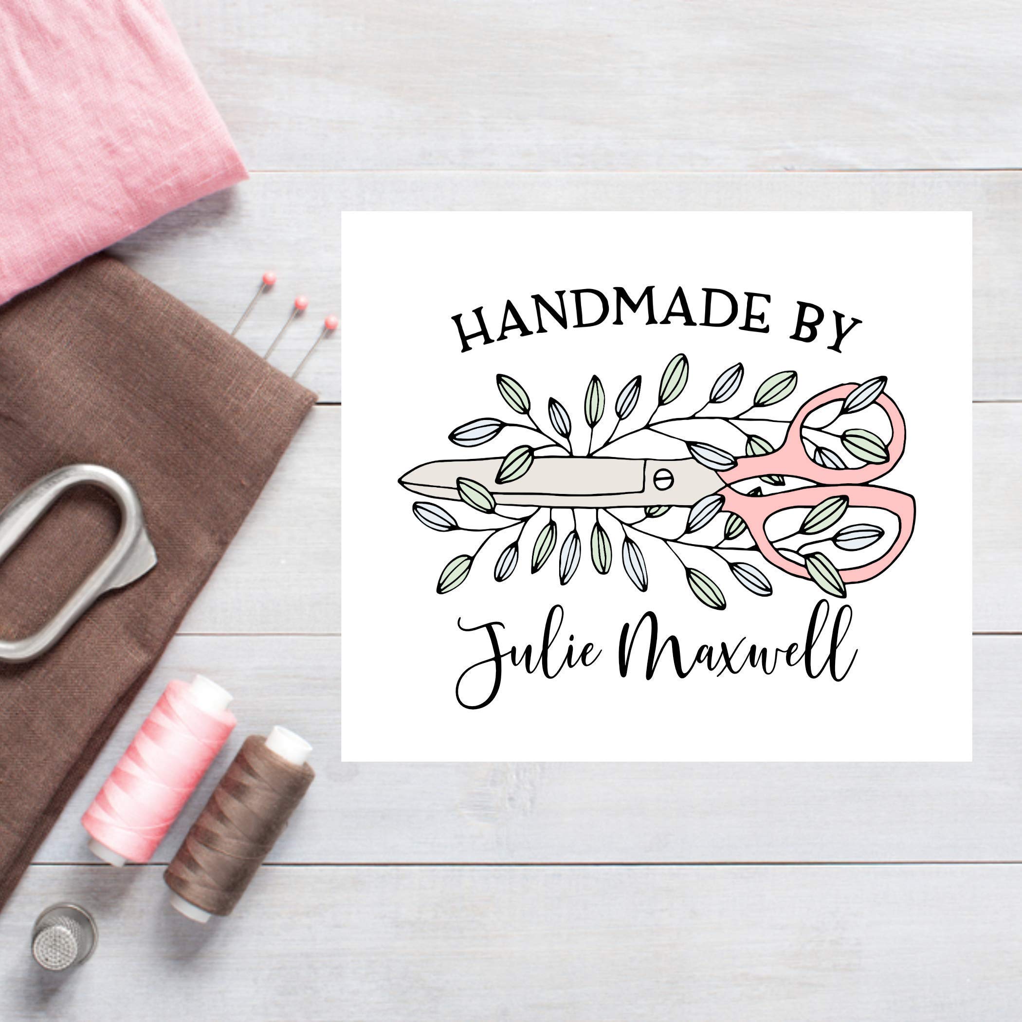 Personalized Quilt Labels - Floral Sheers Quilt Labels