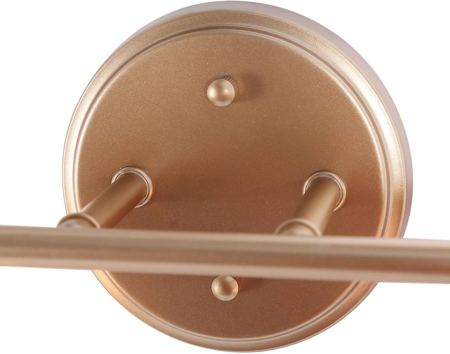 KSANA Modern Gold Bathroom Vanity Lights, 2 Light Vanity Light Fixtures Seeded Glass Bathroom Lighting for Dressing Room, Kitchen, Bedroom, Dark Gold Finish