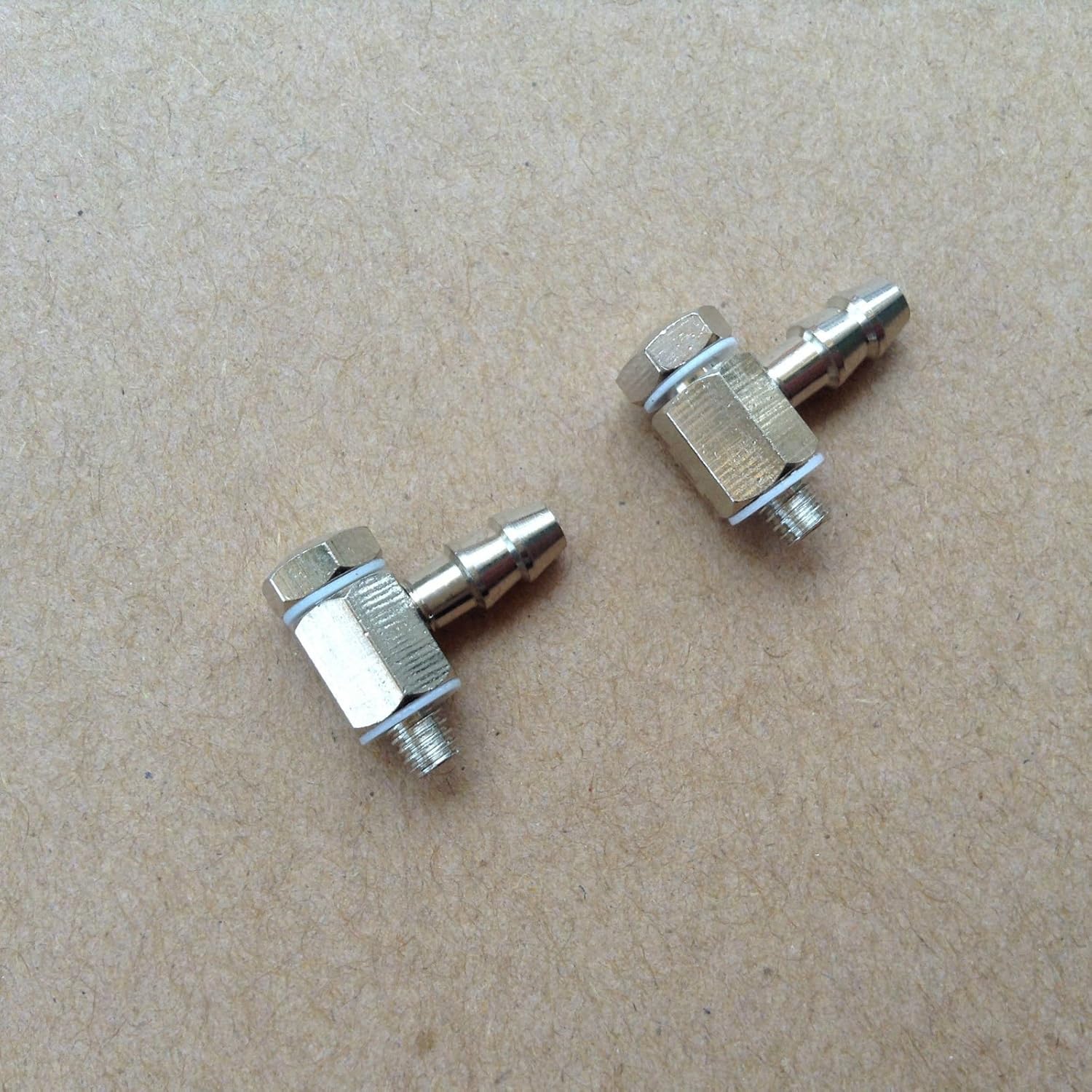 2Pcs Rotate 360 Degree Brass M4 Threaded Water Nipple for RC Boat RC#1183