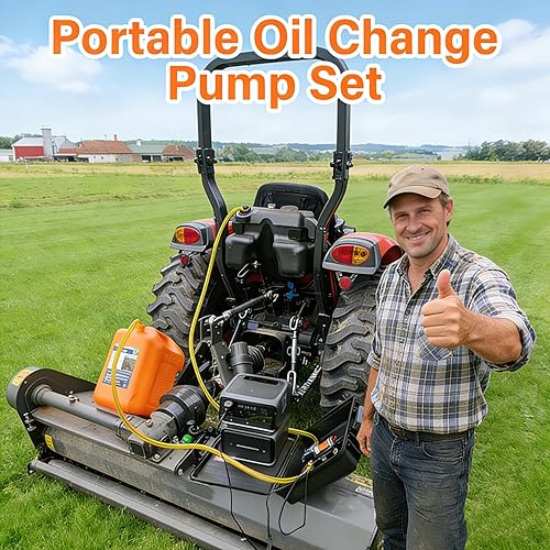 Miniatura 12 de Bomba eléctrica portátil de transferencia de gasolina CC de 12 V 75 W, mueve hasta 110 galones de gas por hora, ideal para vehículos, barcos, BOMBA