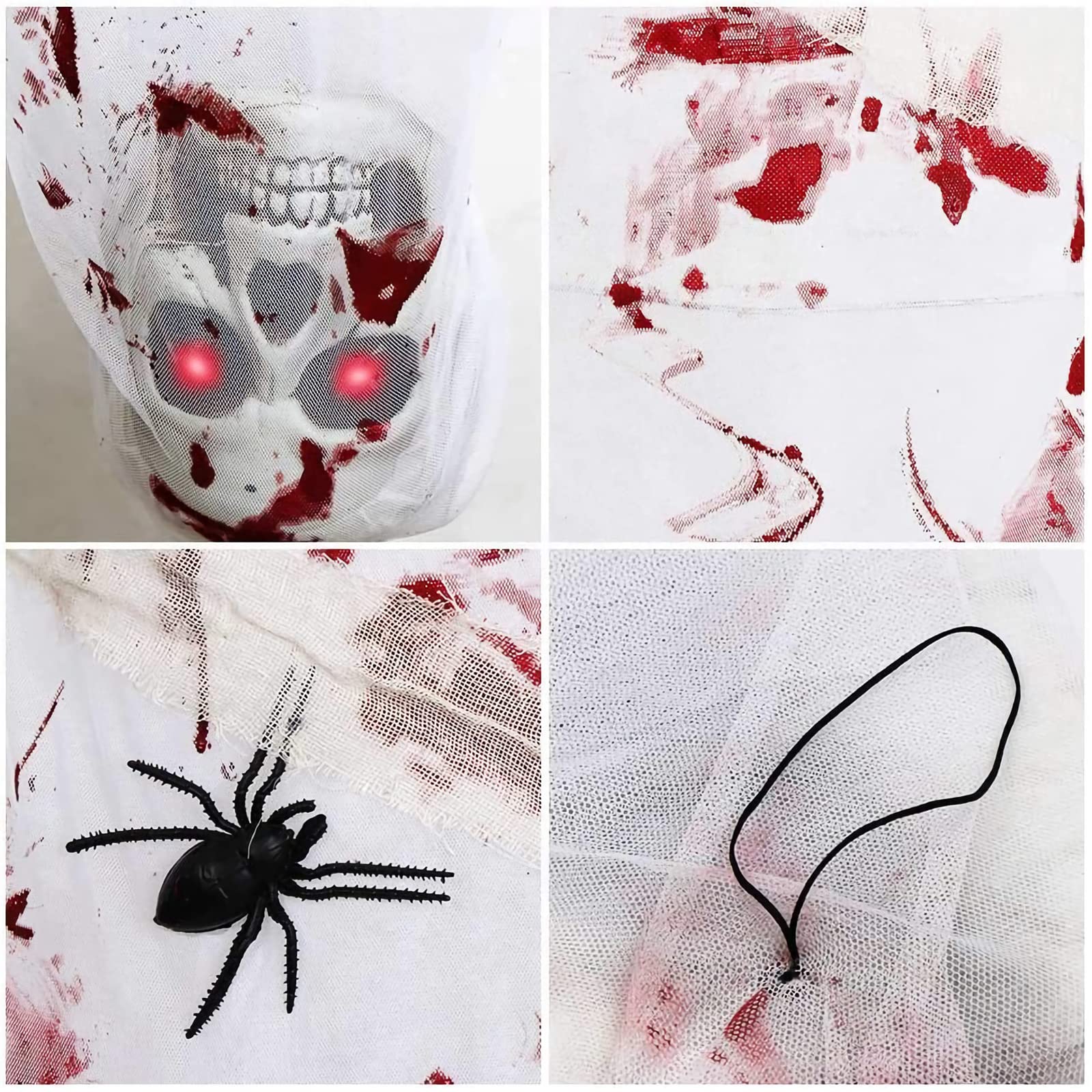 JOYIN Halloween Kokon-Leiche 180cm - Gruselige Aufhänge-Dekoration