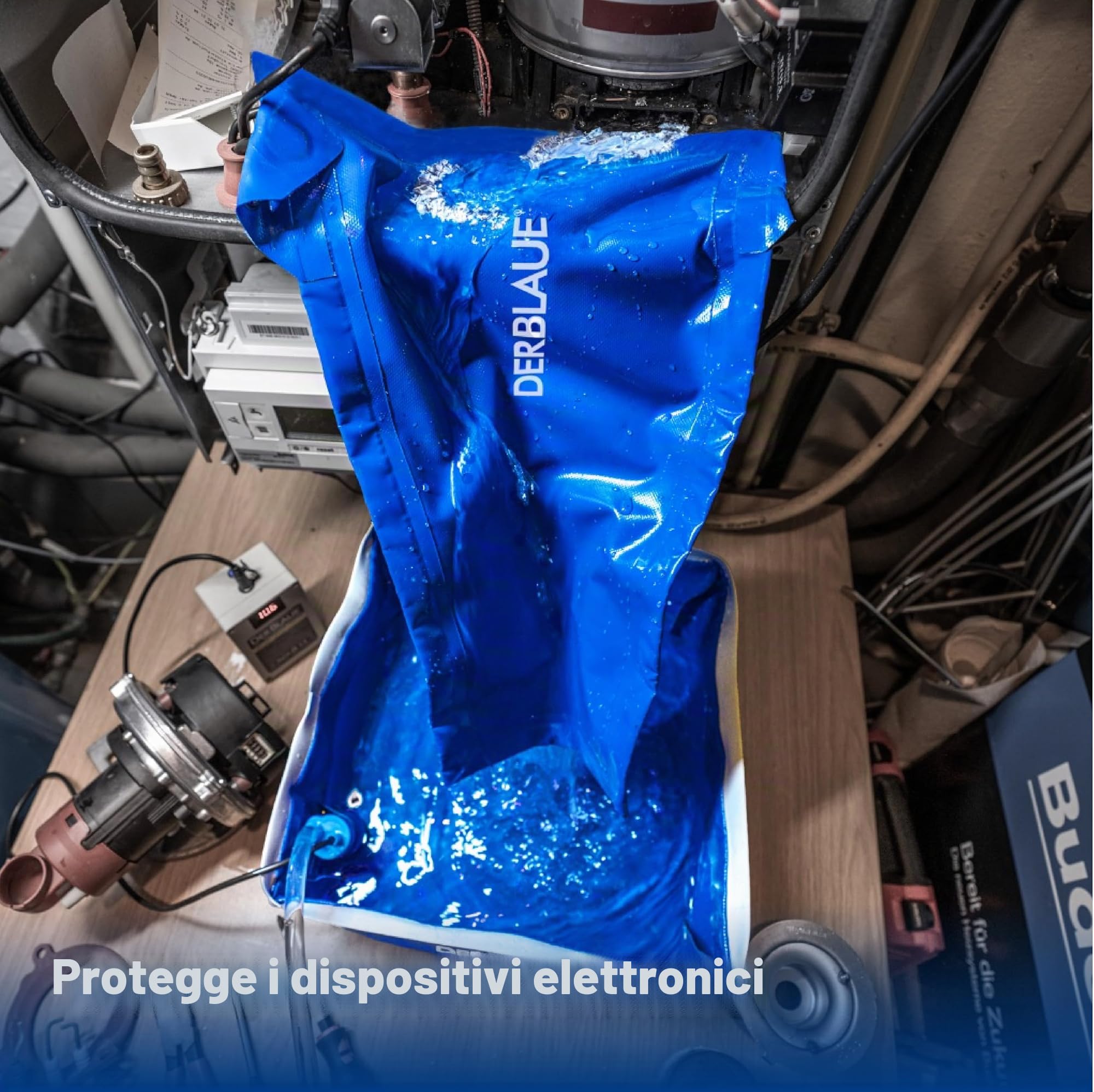 DERBLAUE® DERBLAUE® Scivolo per cambio olio – Accessori per vasche di raccolta per lavorare con H2O e HYD