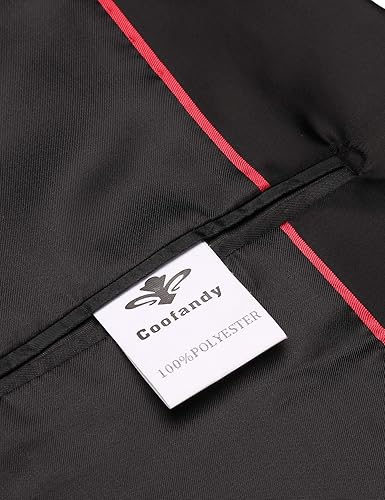 Miniatura 7 de COOFANDY Chaqueta de esmoquin floral para hombre, chaqueta de traje de jacquard, chaqueta ajustada para bodas, bailes, cenas