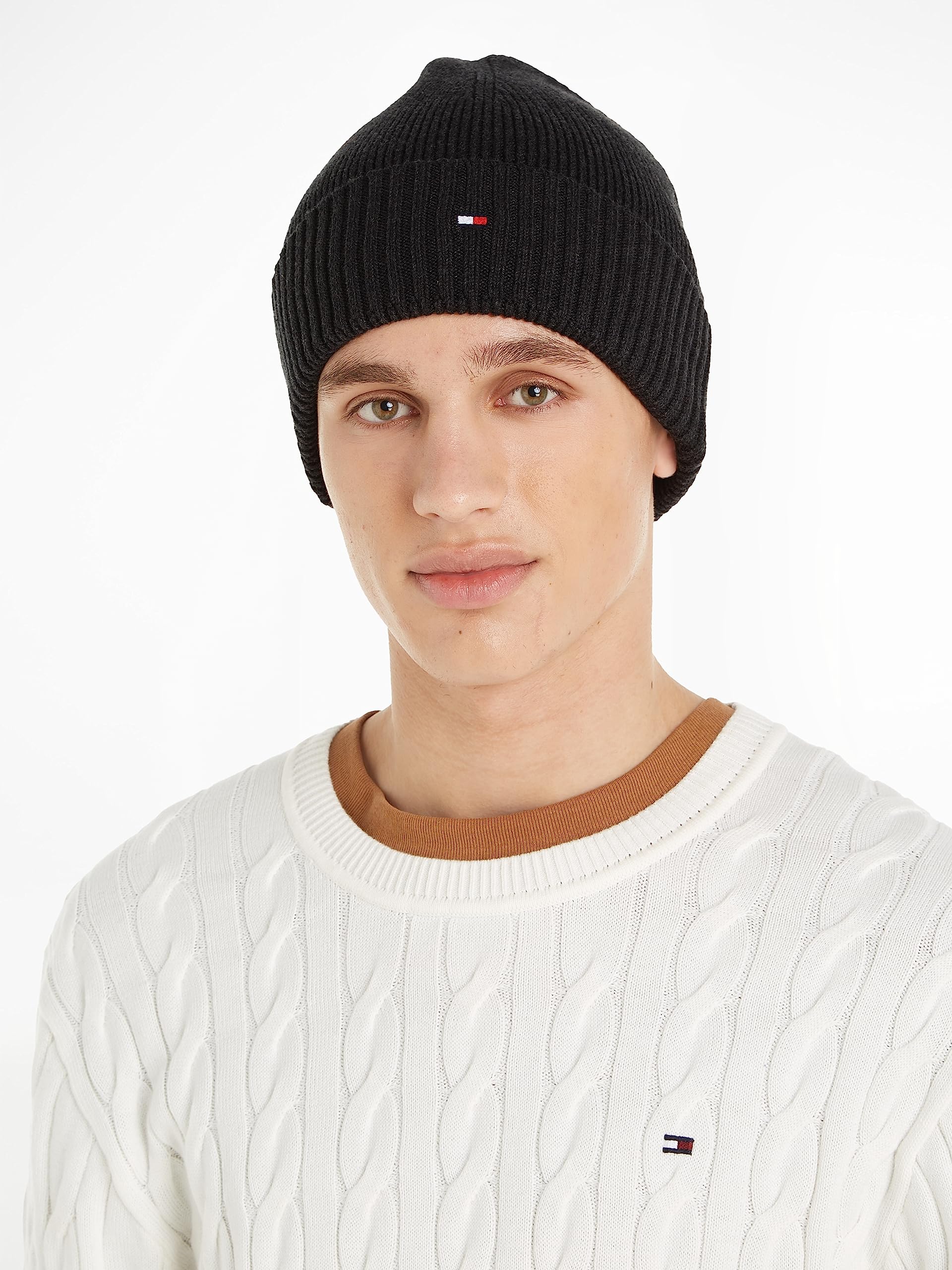 Tommy Hilfiger Berretto in Maglia Uomo Essential Berretto Invernale