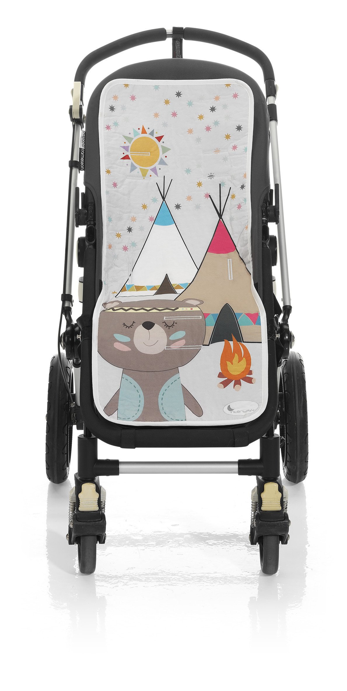 Copriseduta Universale Per Passeggino - In Cotone, Doppia Faccia, Morbido E Traspirante - Foto 9