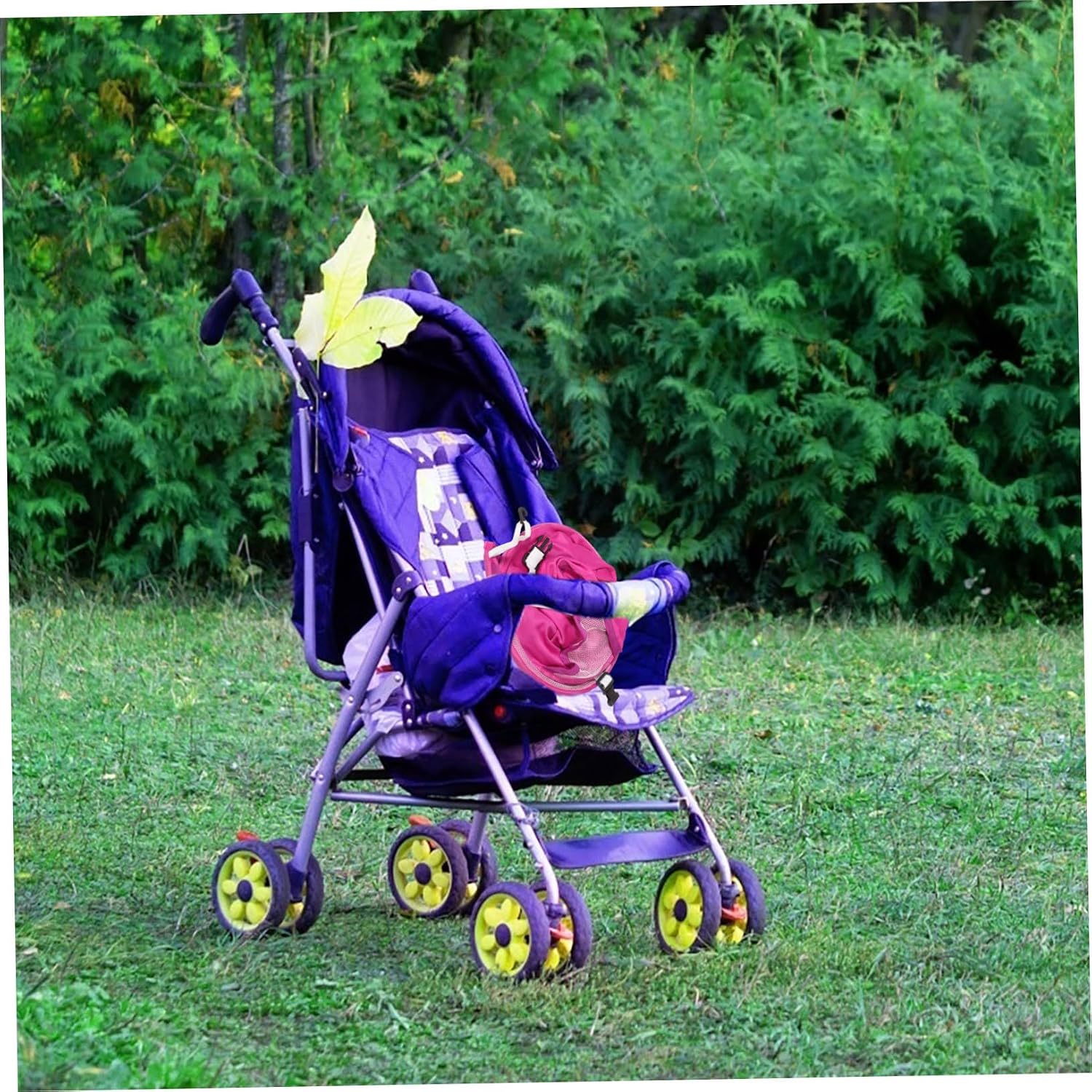 ORFOFE Stroller Sun Shade Canopy Adjustable UV and Rain Protection Outdoor Cover Lightweight Pram Sun Visor Easy Setup Stroller Accessory
