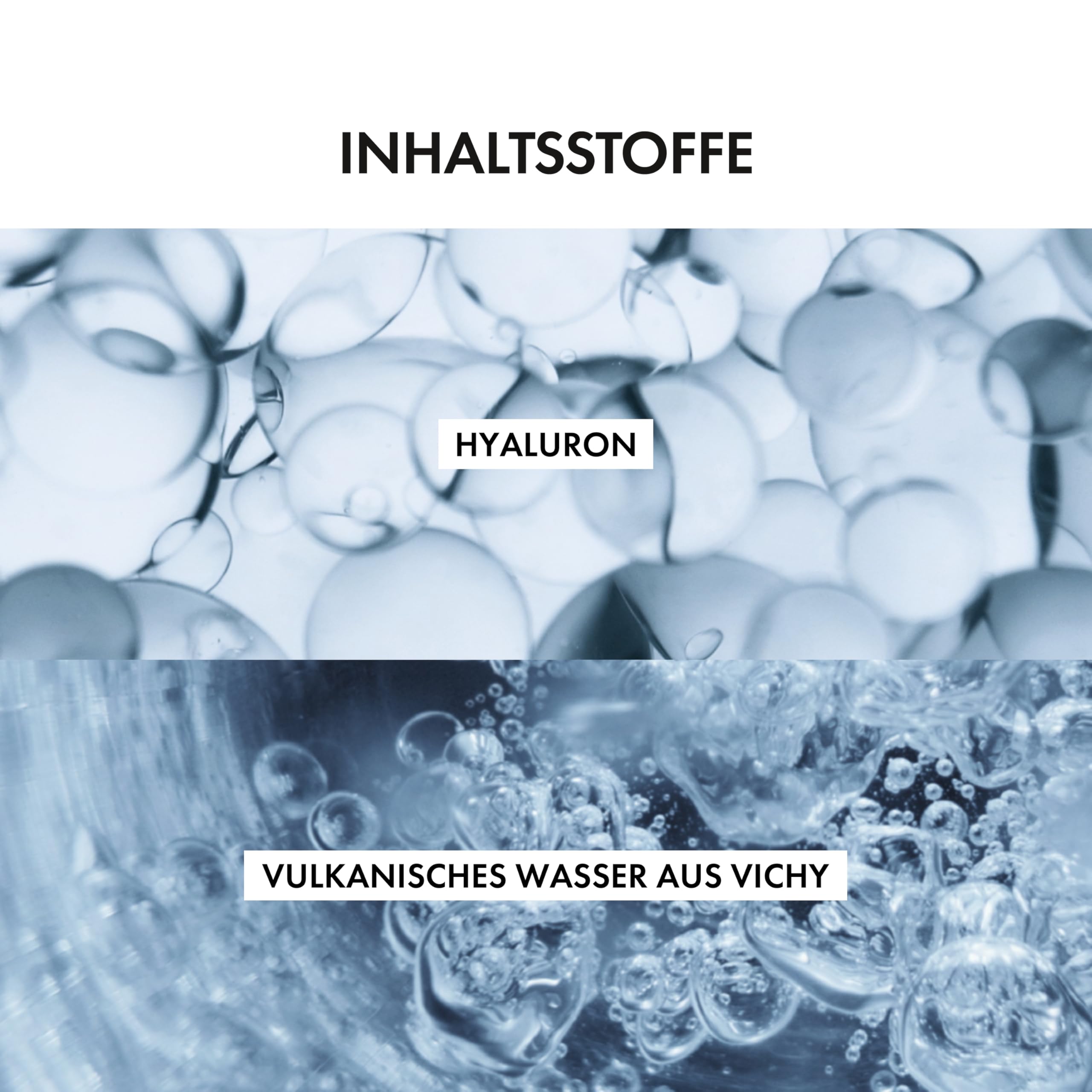 VICHY Reichhaltige Gesichtscreme für trockene bis sehr trockene Haut, Aufpolsternd und beruhigend, 48 Stunden Feuchtigkeit, Mit Hyaluron und pflanzlichem Zucker, Aqualia Thermal, 50 ml