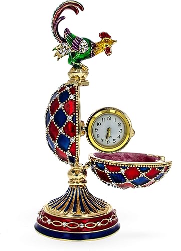 BestPysanky Gallo con el reloj sorpresa Royal inspirado huevo de Pascua