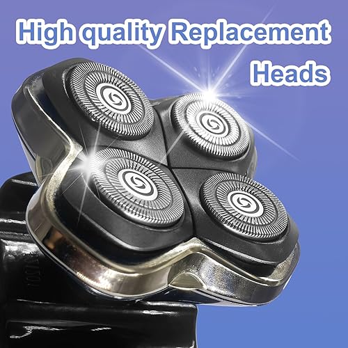 Miniatura 7 de Paquete de 12 cuchillas de repuesto para afeitadora compatibles con Skull Shaver para cabezas de afeitadora Pitbull Gold PROPitbull Platinum Pro