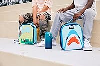 Vista 5 de PackIt® Fiambrera congelable con diseño de arco iris, fabricada con tecnología EcoFreeze®, plegable, reutilizable, cierre de cremallera con asa