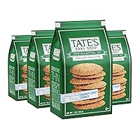 Vista 1 de Tate's Bake Shop - Galletas finas y crujientes, coco crujiente, 4 unidades, 7 onzas