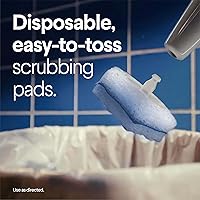 Vista 7 de Clorox ToiletWand Limpiador de taza de inodoro - Cepillo de inodoro, estuche de almacenamiento y 16 cabezales de repuesto desinfectantes