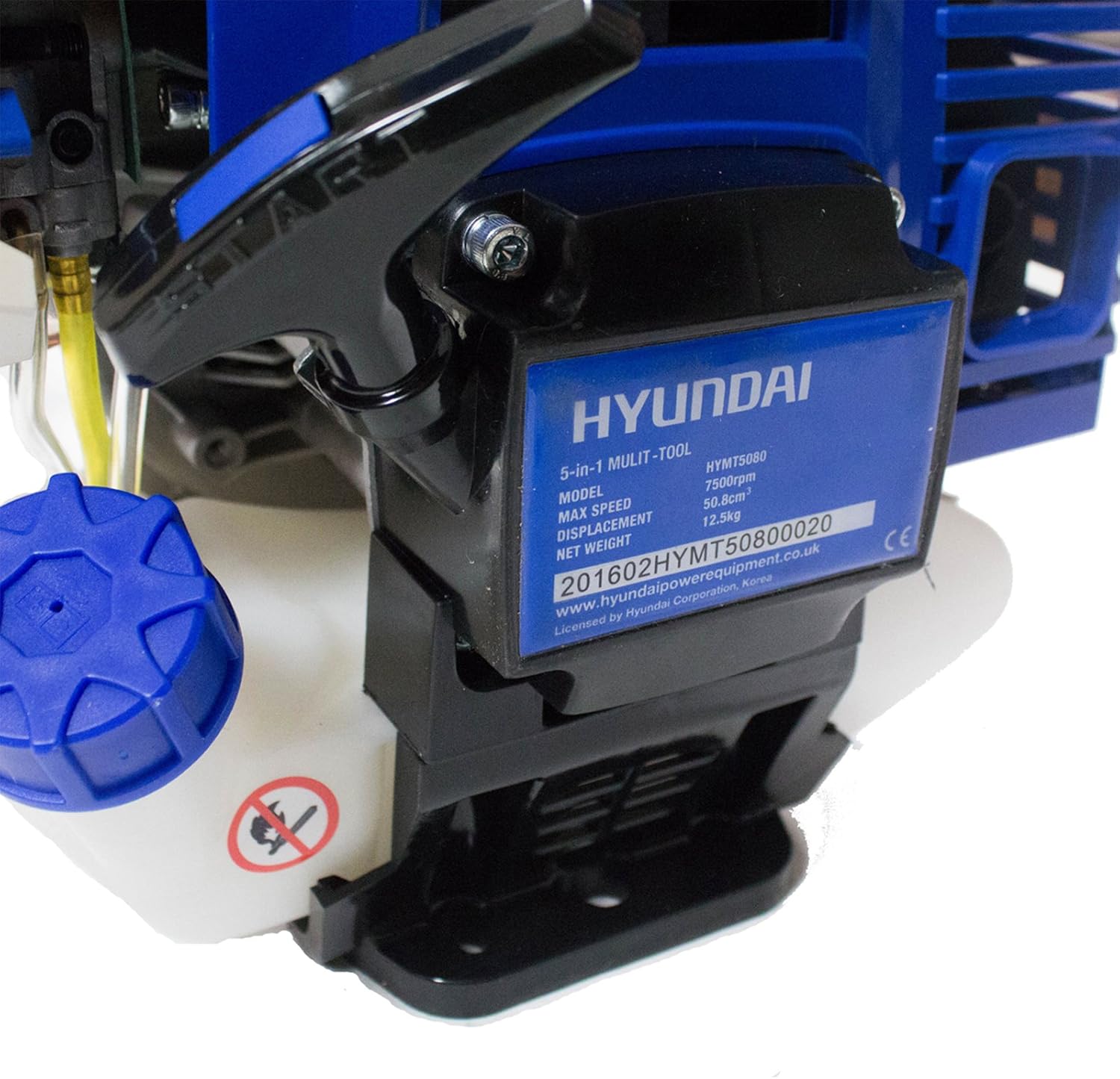 Hyundai Hymt5080 51 CC 2 temps à essence Multi outil/haie/tondeuse à gazon tronçonneuse – Multicolore          [Classe énergétique A] — vue 4