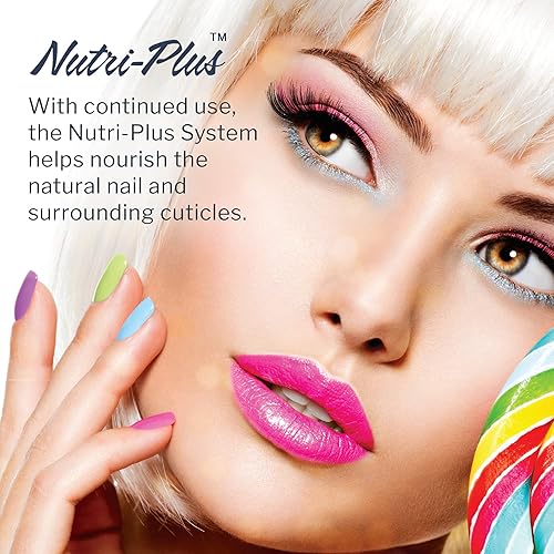 Miniatura 4 de SNS - Polvo de inmersión de uñas, polvo de inmersión de color, caramelo de roca dura (naranja) - Color de uñas de larga duración que dura 14 días,