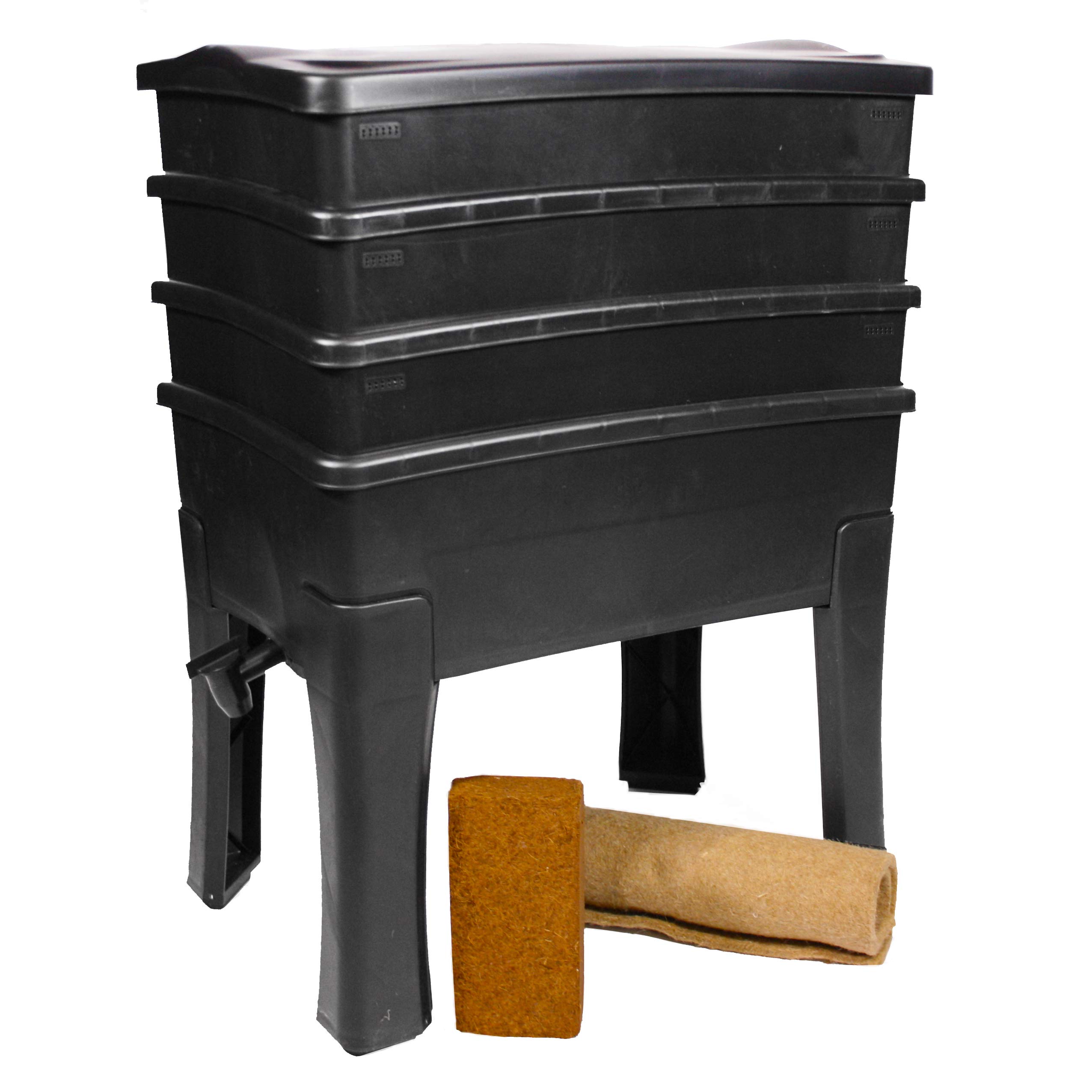 Worm Café, Wormery 3 trays I Complete Kit I Large 96 litres capacity