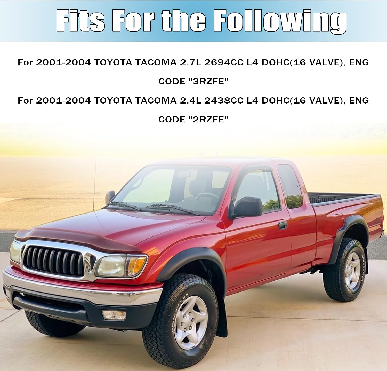 PartsFlow Cylinder Head For 2001-2004 Toyota Tacoma 2.4L 2.7L 2RZFE 3RZFE L4 DOHC 4 Ports 1110179266