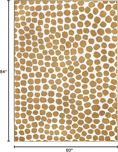 Miniatura 8 de My Magic Carpet x Genevieve Gorder Washable Rug - Non-Slip, Stain Resistant, Waterproof, Foldable - 1 Piece Accent Living Room & Bedroom Area Rug -