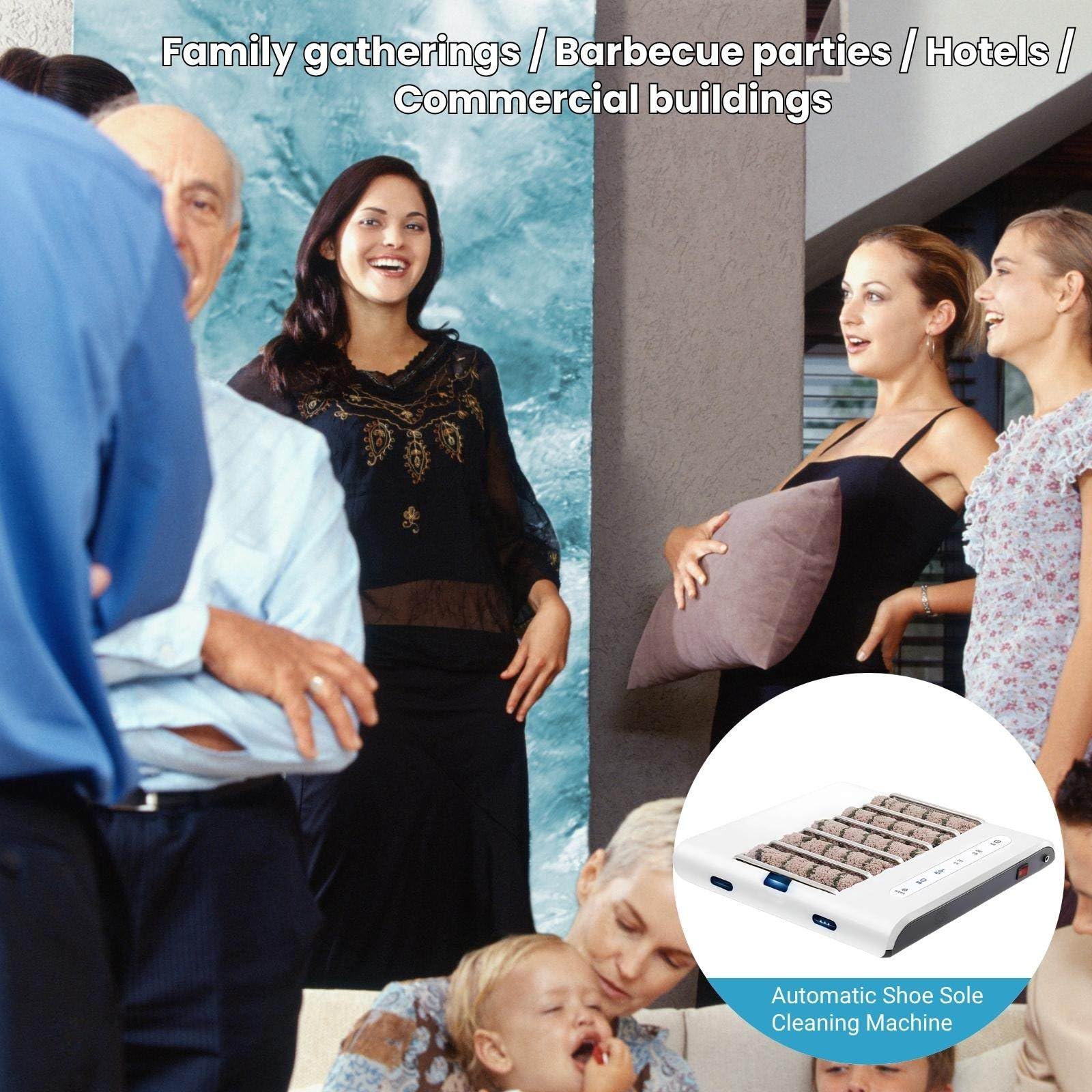 Máquina Limpiadora de Suelas, Recargable, con Succión de 1000 PA, Activación por Inducción, Limpieza Rápida en 5 Segundos y Fácil Mantenimiento, Apta para Zapatillas, Tacones y Botas en Hogares