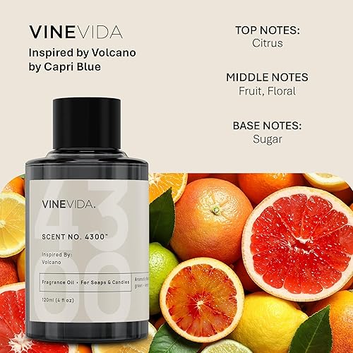 Miniatura 16 de VINEVIDA Aceite aromático n.º 4800 inspirado en un millón de hombres para fabricación de velas y jabón, fabricado en Estados Unidos