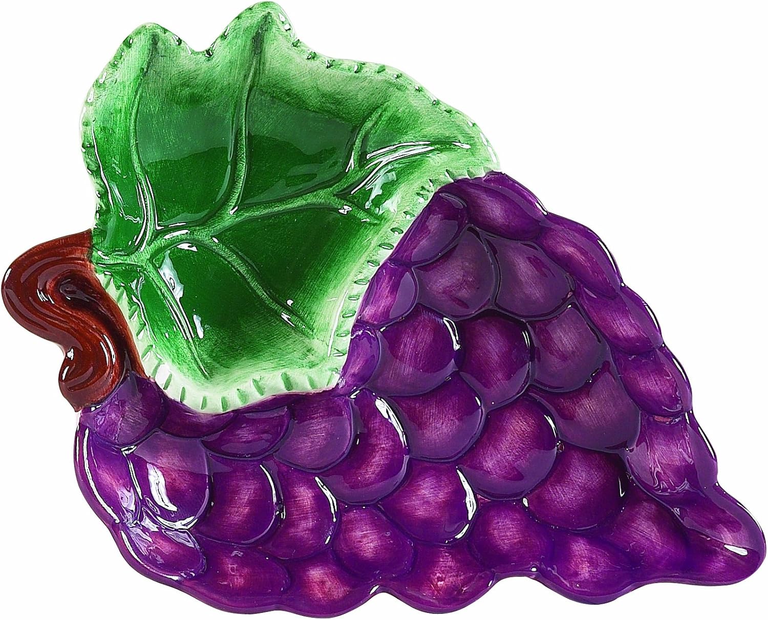 Boston Warehouse Napa Grapes Snack Plate Home & Kitchen