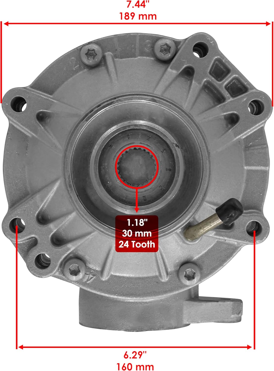 Caltric 703501033 Rear Differential Diff Compatible with CanAm Complete Rear Differential